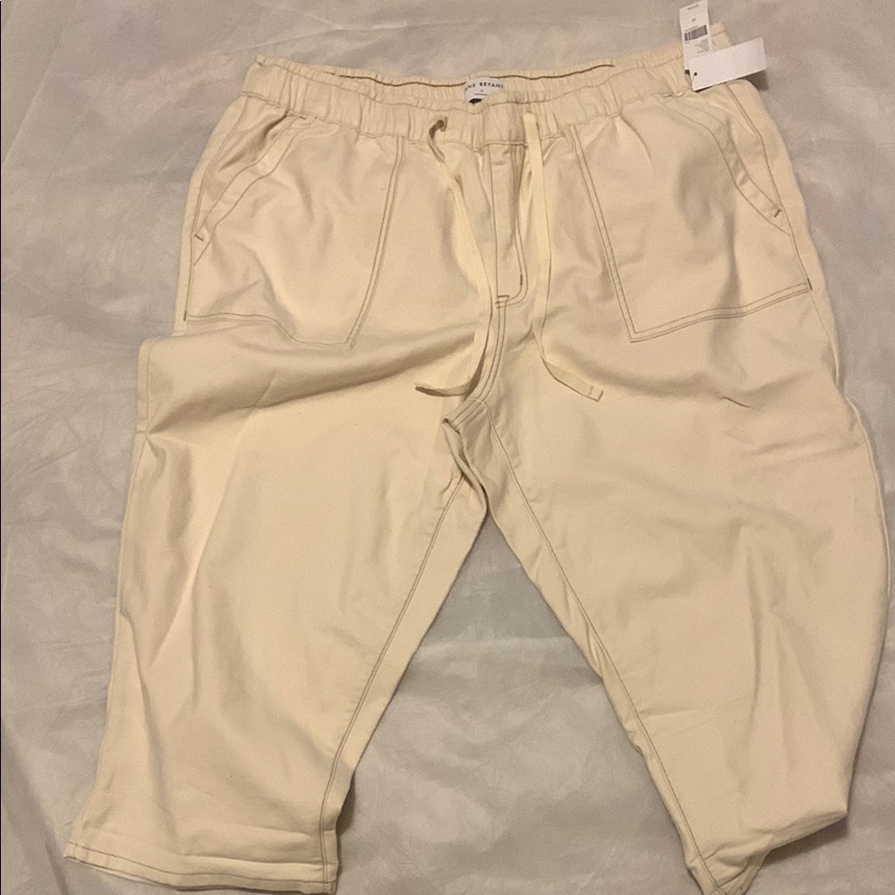 Lane Bryant Cream Joggers